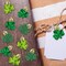 36 Pieces St Patrick's Day Mini Shamrock Ornaments for Small Tree Decorations Good Luck Clover Hanging Bauble Green Trefoil Irish Ornaments for Saint Patrick's Day Tree Shelf Decor Party Favors Supplies